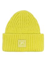 UGG bonnet en maille à design nervuré - Jaune