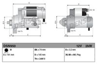 Startmotor DSN950 - thumbnail