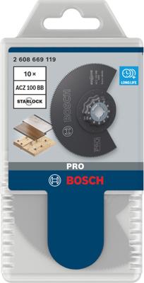 Bosch Accessoires PRO ACZ 100 BB Segmentmes | 100 mm | 10 stuks - 2608669119