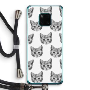 Kitten: Huawei Mate 20 Pro Transparant Hoesje met koord