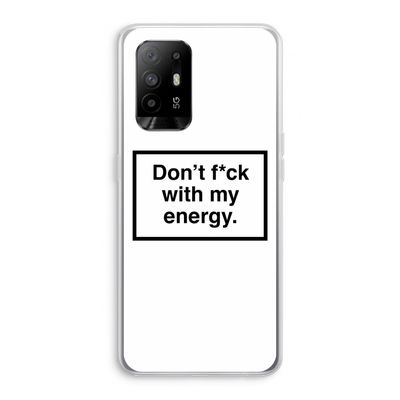 My energy: Oppo A95 5G Transparant Hoesje