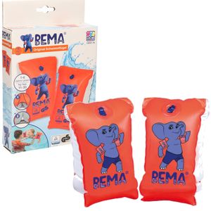 Set van 4x stuks bema opblaasbare zwembandjes 1-6 jaar/tot 30 kg voor kinderen