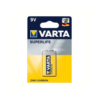 Varta Superlife 9V. Zink-Carbon. per stuk. (hangverpakking) - thumbnail