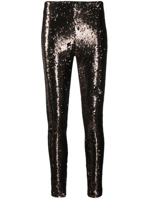 Genny legging à sequins brodés - Or