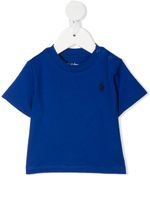 POLO RALPH LAUREN KIDS t-shirt à logo brodé - Bleu - thumbnail