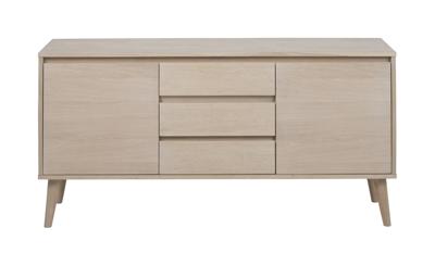 Bendt Dressoir 'Ebbe' 150cm, kleur eiken whitewash