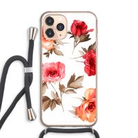 Roosjes: iPhone 11 Pro Max Transparant Hoesje met koord