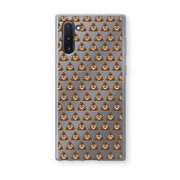 Poop emoji: Samsung Galaxy Note 10 Transparant Hoesje