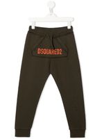 DSQUARED2 KIDS pantalon de jogging à logo imprimé - Vert - thumbnail