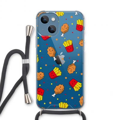Chicken 'n Fries: iPhone 13 Transparant Hoesje met koord