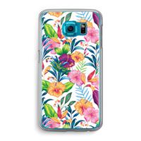 Tropisch 2: Samsung Galaxy S6 Transparant Hoesje - thumbnail
