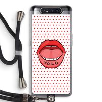 Yolo Denise: Samsung Galaxy A80 Transparant Hoesje met koord