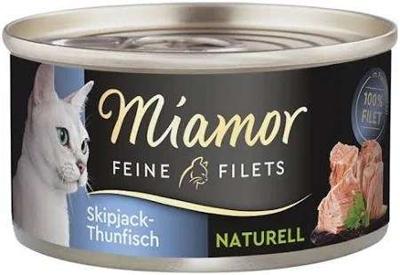 MIAMOR Feine Filets Naturell Tuna - nat kattenvoer - 80g