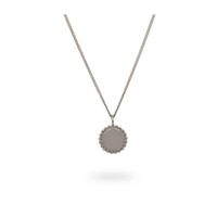 24Kae 32423S Ketting Munt zilver zilverkleurig