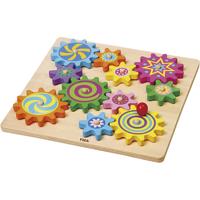 VIGA houten tandwielen activiteit speelgoed, afm 30x30 cm, 1 stuk VIGA houten tandwielen activiteit speelgoed, afm 30x30 cm, 1 stuk