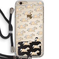Ponys: iPhone 6 PLUS / 6S PLUS Transparant Hoesje met koord