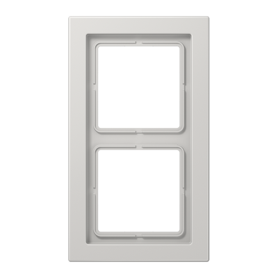 Jung LS Design Afdekraam Licht Grijs 2-voudig Duroplast