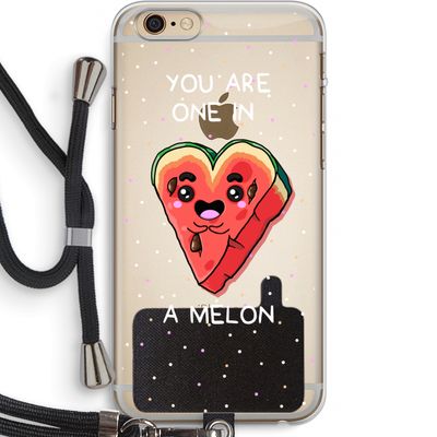 One In A Melon: iPhone 6 PLUS / 6S PLUS Transparant Hoesje met koord