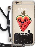 One In A Melon: iPhone 6 PLUS / 6S PLUS Transparant Hoesje met koord One In A Melon: iPhone 6 PLUS / 6S PLUS Transparant Hoesje met koord