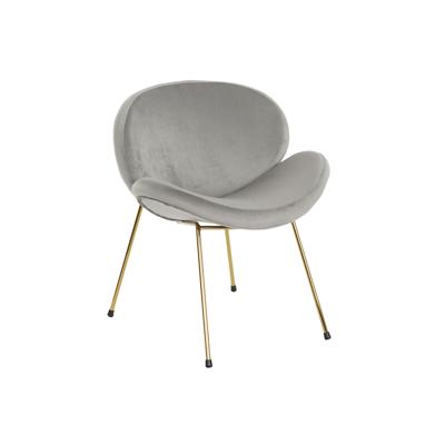 Stoel DKD Home Decor Gouden Lichtgrijs 62 x 58 x 73 cm
