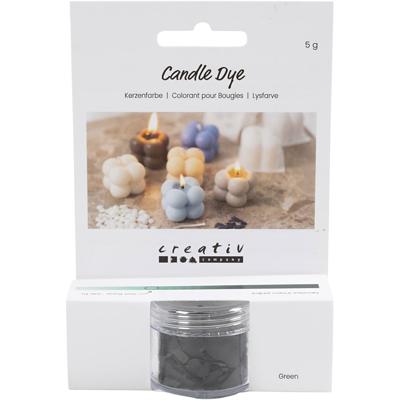 Creativ Company Kaarsenverf, groen, 5 gr/ 1 doos