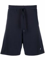 A.P.C. short de sport Clement à logo - Bleu - thumbnail