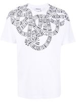 Marcelo Burlon County of Milan t-shirt Snake Wings en coton - Blanc