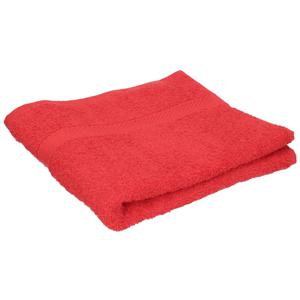 Towelcity Luxe badhanddoek - rood - 50 x 90 cm - 550 grams - Badkamer textiel - Katoen