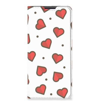 Motorola Edge 30 Pro | Hoesje met Magneet | Hearts Motorola Edge 30 Pro | Hoesje met Magneet | Hearts