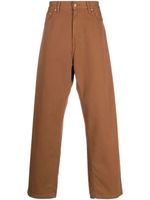 Carhartt WIP straight-leg cotton trousers - Marron