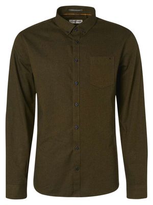 Shirt long sleeve flannel moss Shirt long sleeve flannel moss