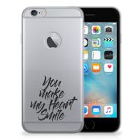 Apple iPhone 6 Plus | 6s Plus | Siliconen hoesje | met naam Heart Smile