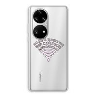 Home Is Where The Wifi Is: Huawei P50 Pro Transparant Hoesje