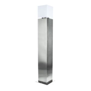 Buitenlamp staand SQUARE POLE 90 cm RVS 3000K
