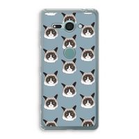 It's a Purrr Case: Sony Xperia XZ2 Compact Transparant Hoesje