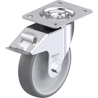 Blickle LE-TPA 160G-FI Zwenkwiel met rem Wieldiameter: 160 mm Draagvermogen (max.): 200 kg 1 stuk(s)