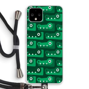 Crocs: Pixel 4 Transparant Hoesje met koord