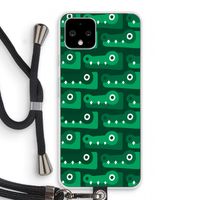 Crocs: Pixel 4 Transparant Hoesje met koord