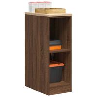 Garagekast 30x51x85 cm massief grenenhout bruin eikenkleurig
