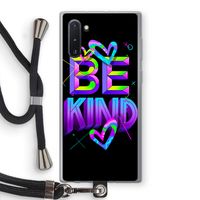 Be Kind: Samsung Galaxy Note 10 Transparant Hoesje met koord