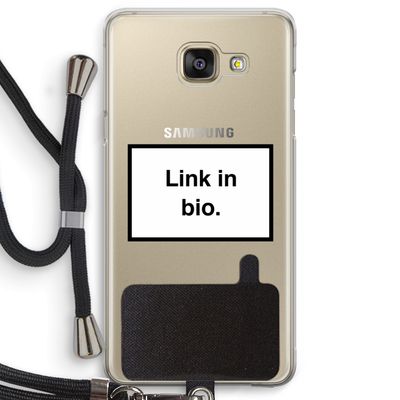 Link in bio: Samsung Galaxy A5 (2016) Transparant Hoesje met koord