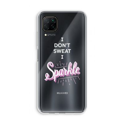 Sparkle quote: Huawei P40 Lite Transparant Hoesje