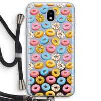 Pink donuts: Samsung Galaxy J5 (2017) Transparant Hoesje met koord