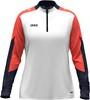 JAKO 8670D Ziptop Dynamic Dames - Wit/Koraal/Marine - M (38/40)