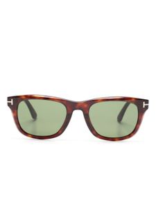 TOM FORD Eyewear lunettes de soleil carrées Kendel - Marron