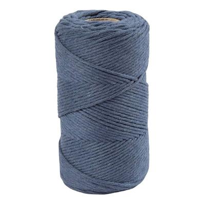 Creativ Company Macrame koord - blauw, 198m