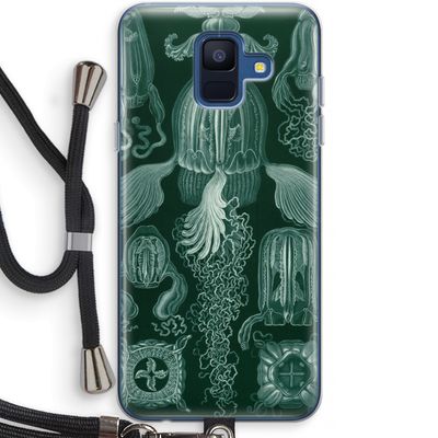 Haeckel Cubomedusae: Samsung Galaxy A6 (2018) Transparant Hoesje met koord