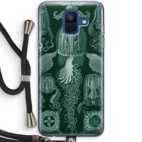 Haeckel Cubomedusae: Samsung Galaxy A6 (2018) Transparant Hoesje met koord