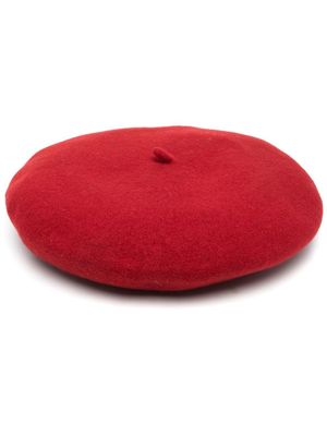 Borsalino béret en maille - Rouge