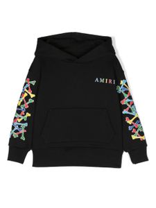 AMIRI KIDS hoodie à logo imprimé - Noir